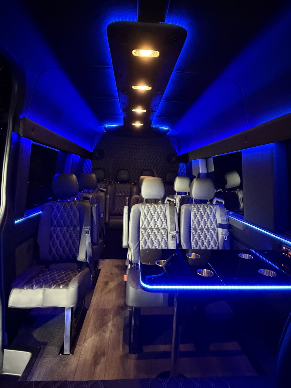 Jet Sprinter premium charter interior